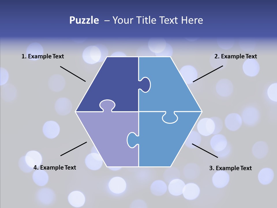 Background Round Lightbulbs PowerPoint Template