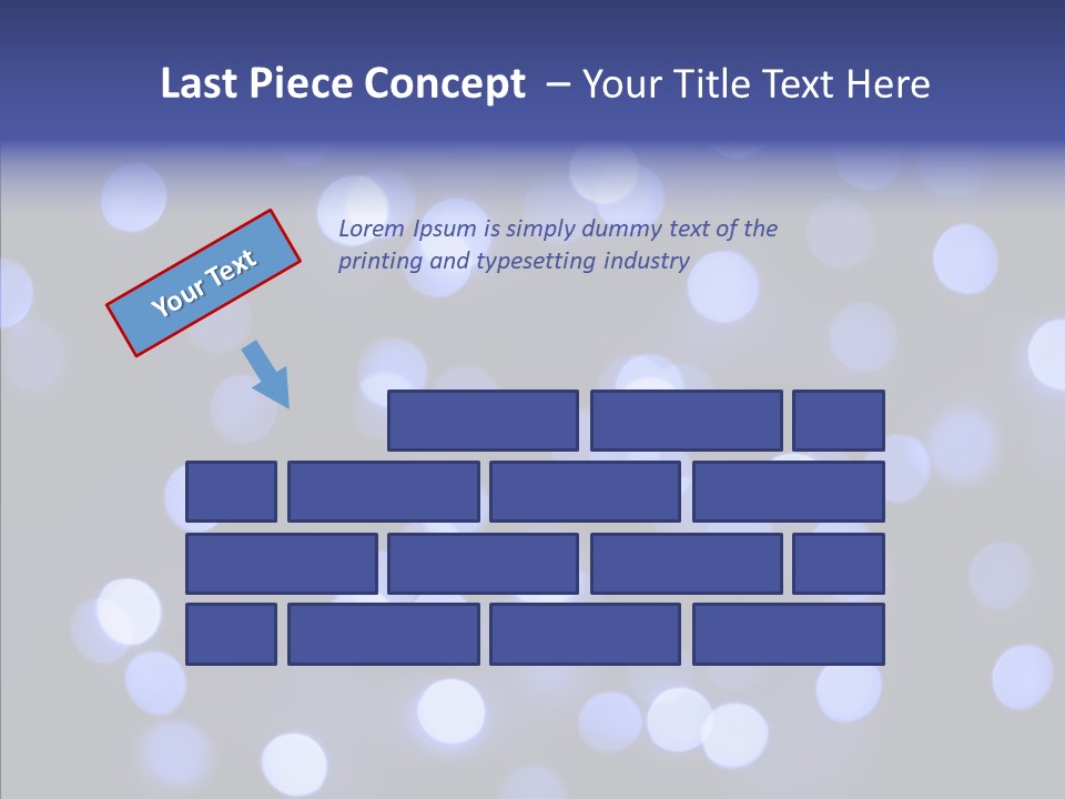 Background Round Lightbulbs PowerPoint Template