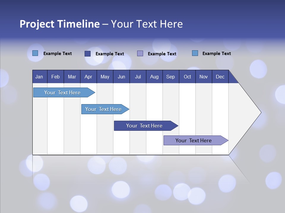 Background Round Lightbulbs PowerPoint Template