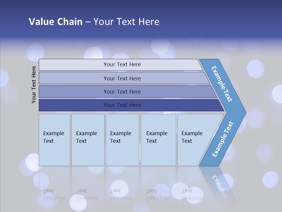 Background Round Lightbulbs PowerPoint Template