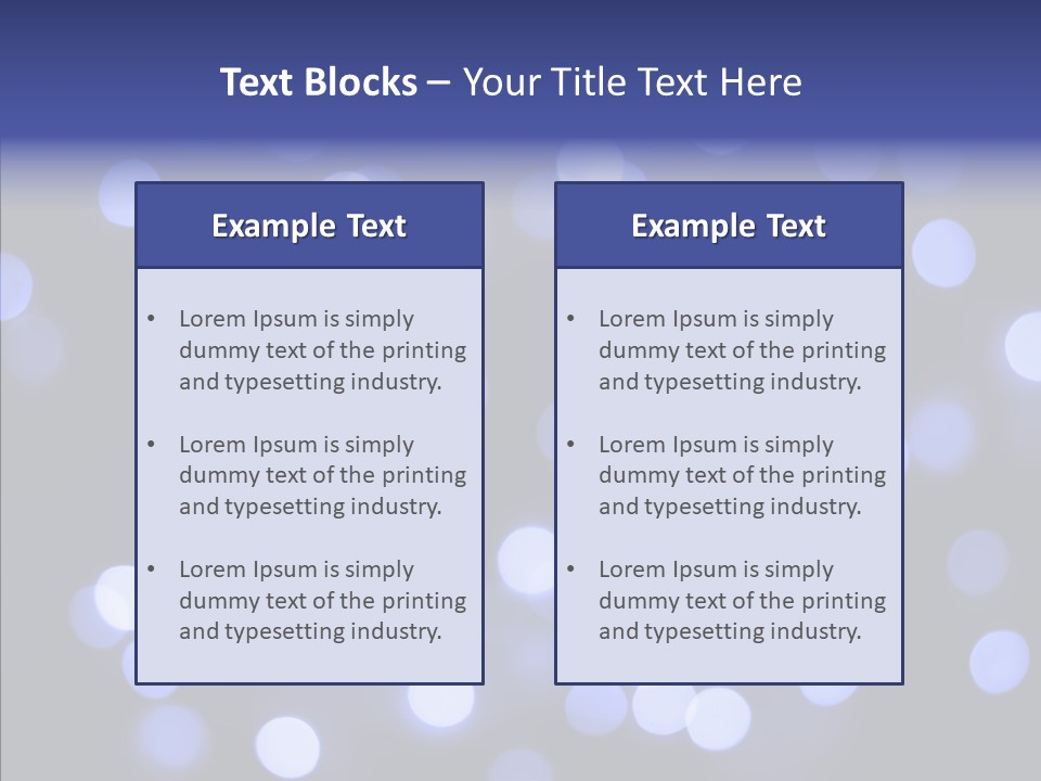 Background Round Lightbulbs PowerPoint Template