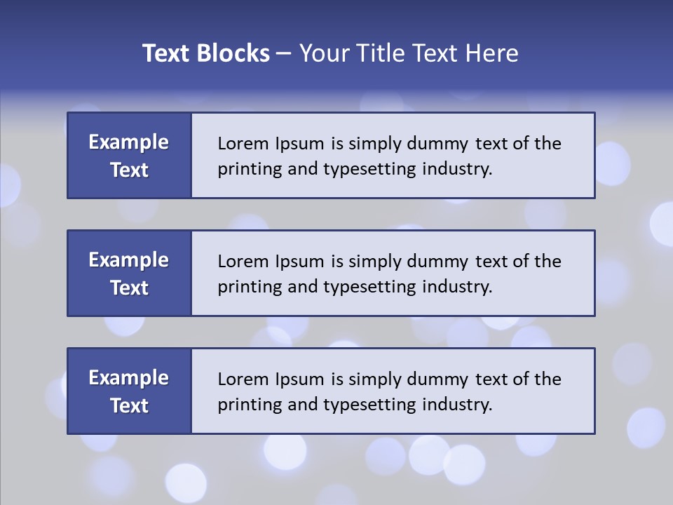 Background Round Lightbulbs PowerPoint Template