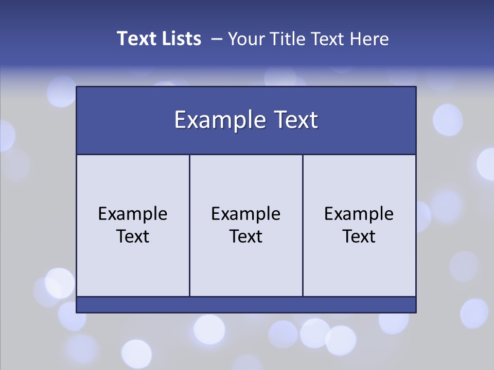 Background Round Lightbulbs PowerPoint Template