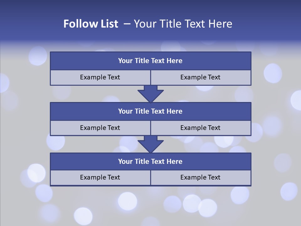 Background Round Lightbulbs PowerPoint Template