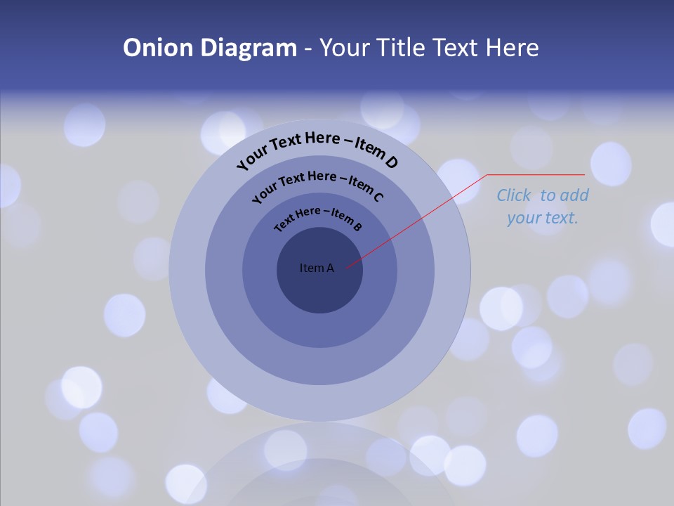 Background Round Lightbulbs PowerPoint Template