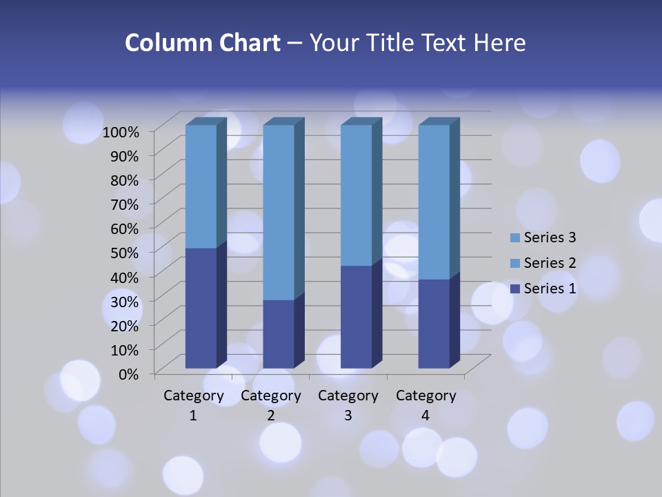 Background Round Lightbulbs PowerPoint Template