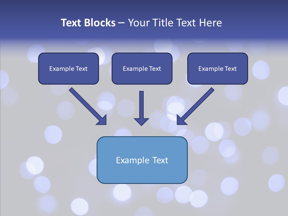 Background Round Lightbulbs PowerPoint Template