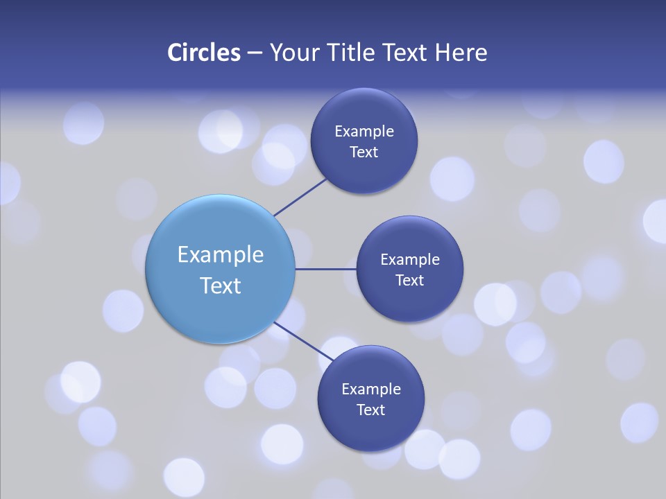 Background Round Lightbulbs PowerPoint Template