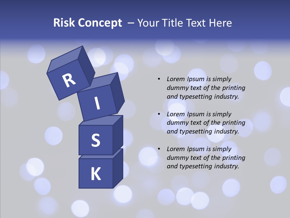 Background Round Lightbulbs PowerPoint Template