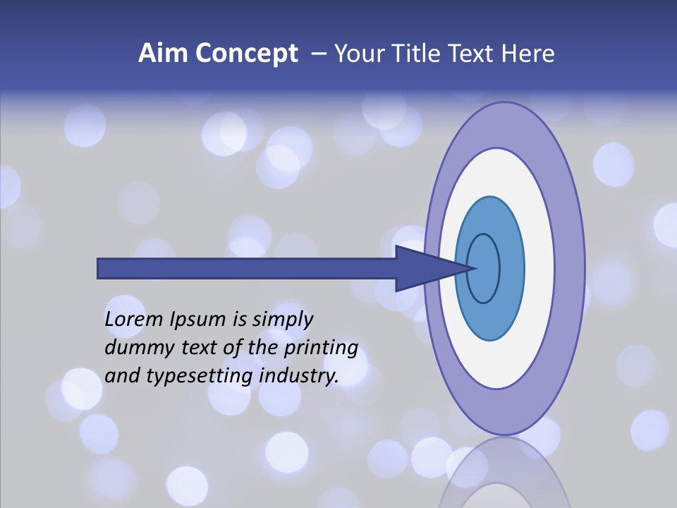 Background Round Lightbulbs PowerPoint Template