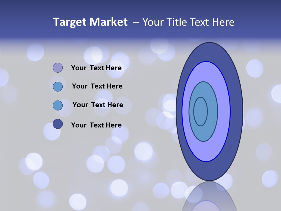 Background Round Lightbulbs PowerPoint Template