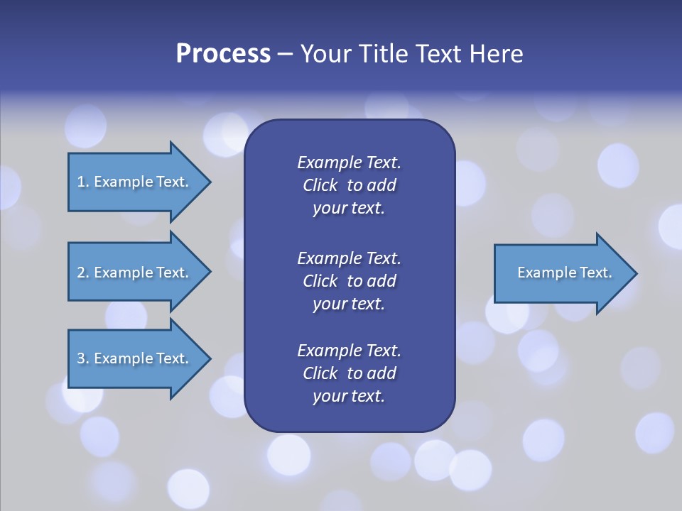 Background Round Lightbulbs PowerPoint Template