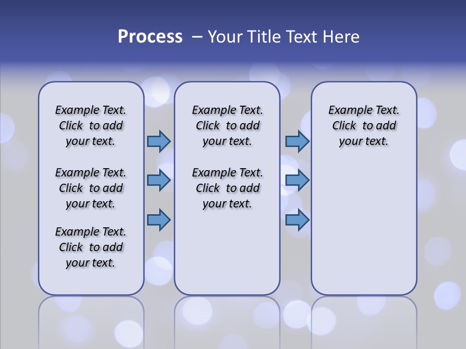 Background Round Lightbulbs PowerPoint Template