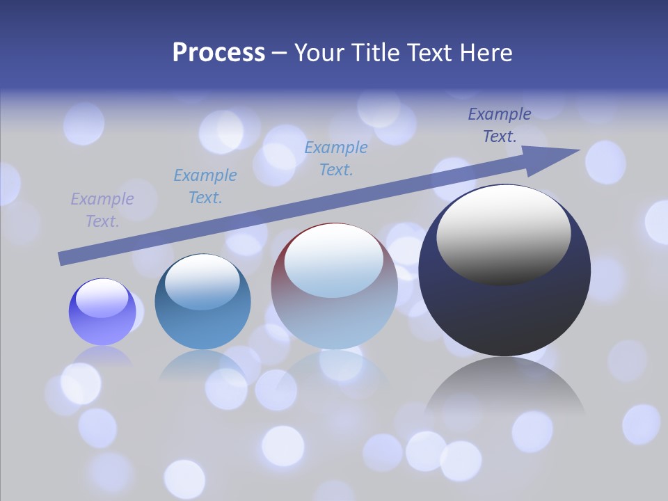 Background Round Lightbulbs PowerPoint Template