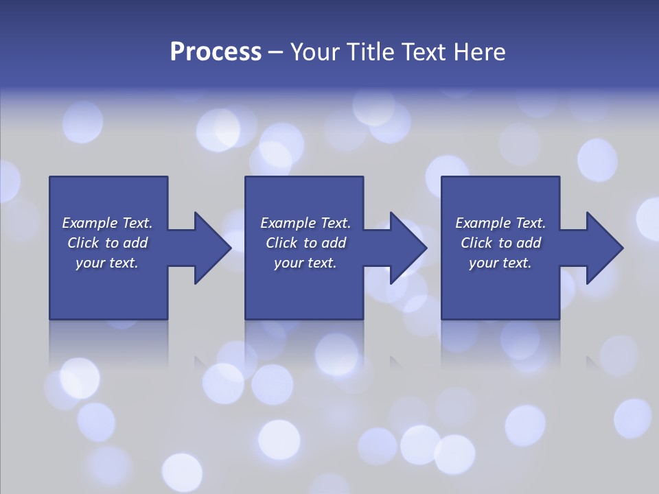 Background Round Lightbulbs PowerPoint Template