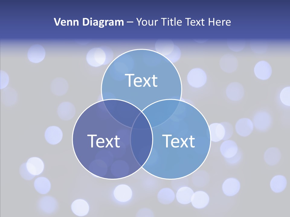 Background Round Lightbulbs PowerPoint Template