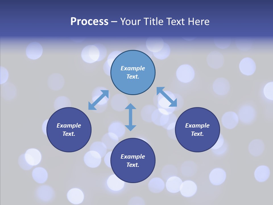 Background Round Lightbulbs PowerPoint Template