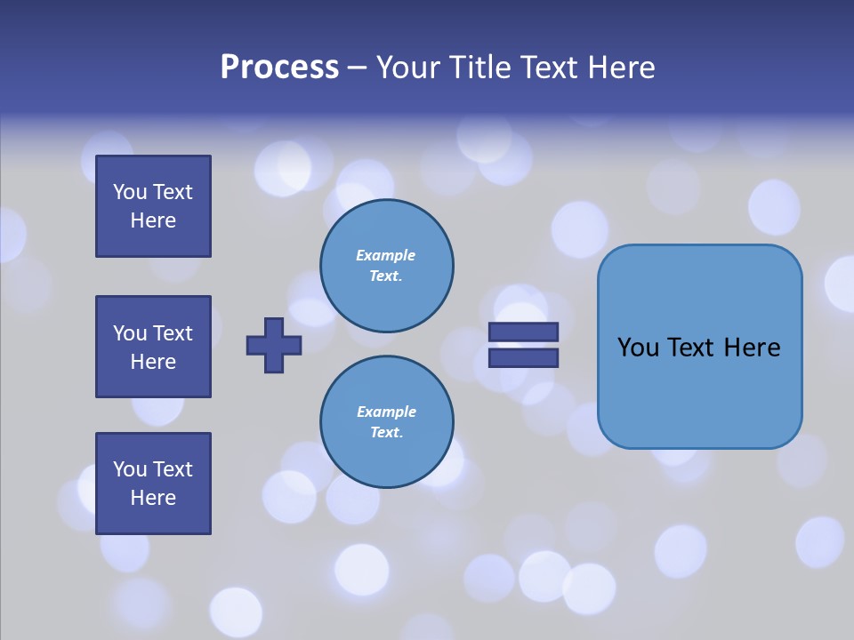 Background Round Lightbulbs PowerPoint Template