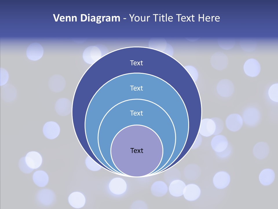 Background Round Lightbulbs PowerPoint Template