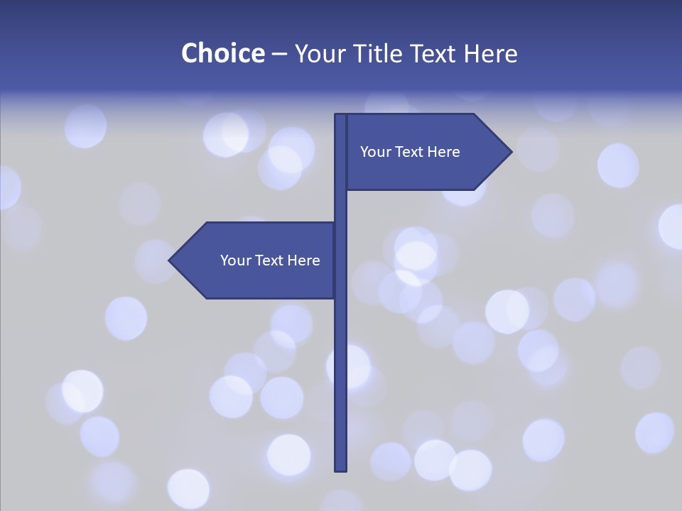 Background Round Lightbulbs PowerPoint Template