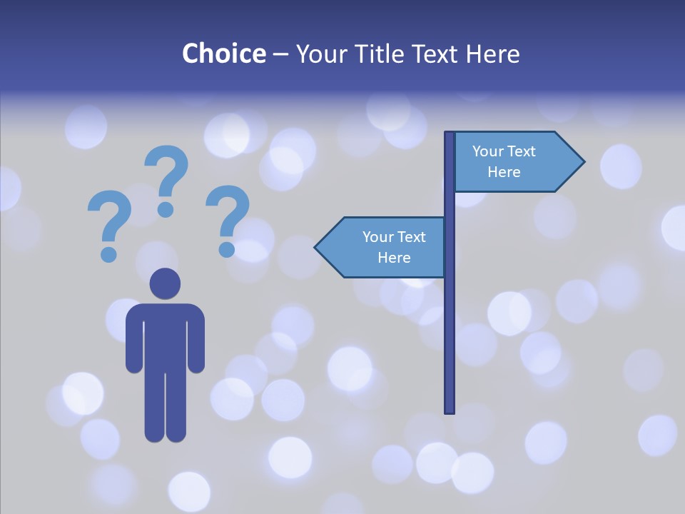 Background Round Lightbulbs PowerPoint Template