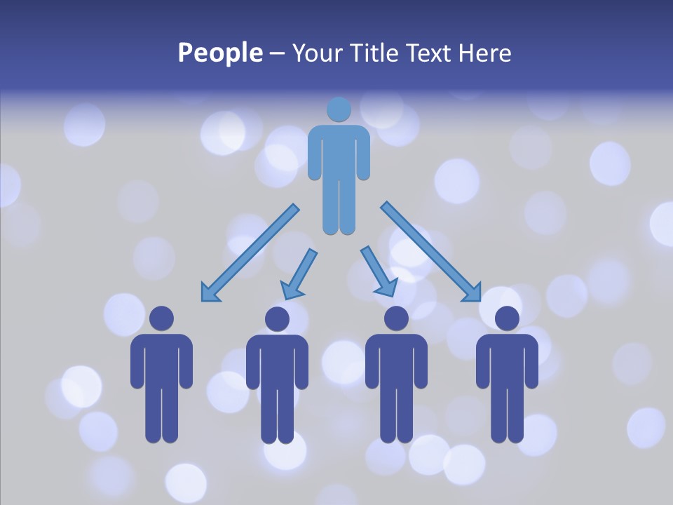 Background Round Lightbulbs PowerPoint Template