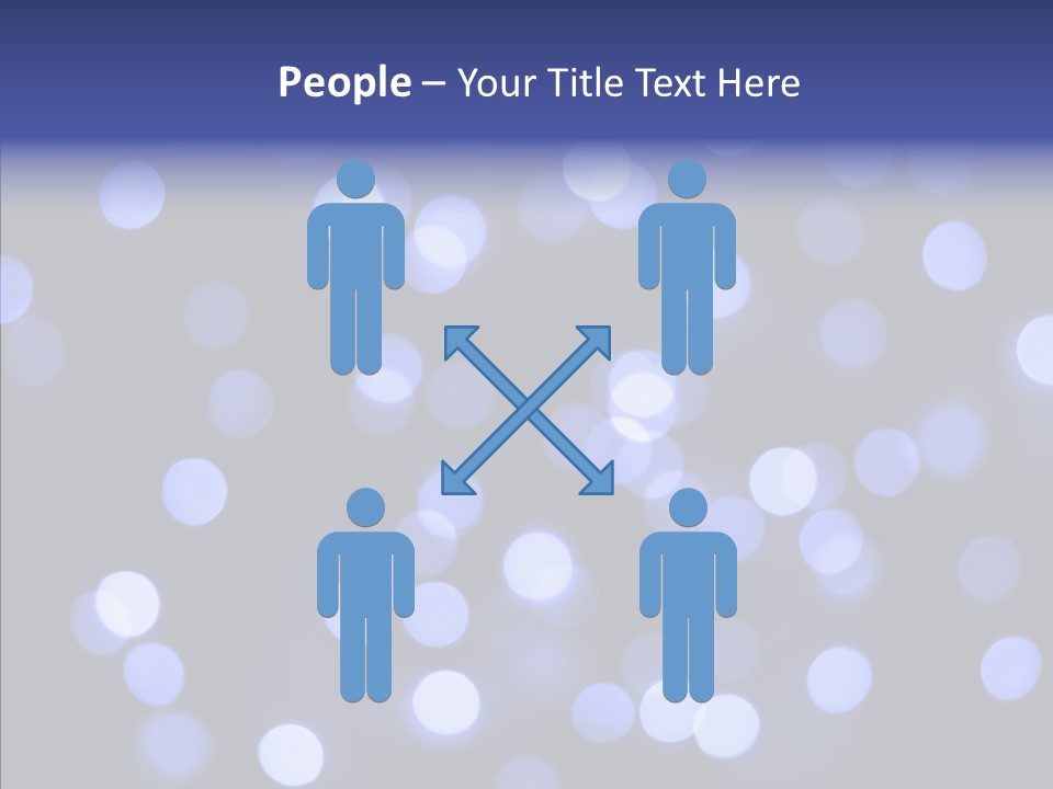 Background Round Lightbulbs PowerPoint Template