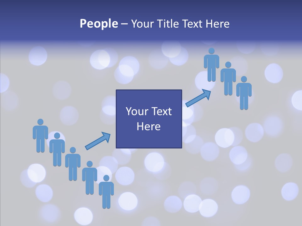 Background Round Lightbulbs PowerPoint Template