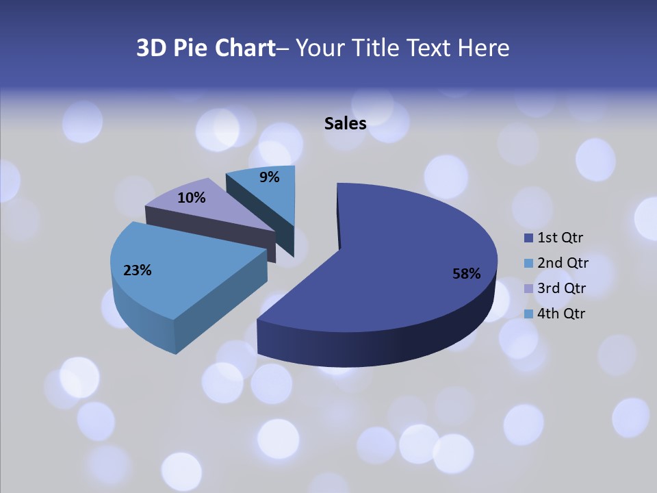 Background Round Lightbulbs PowerPoint Template