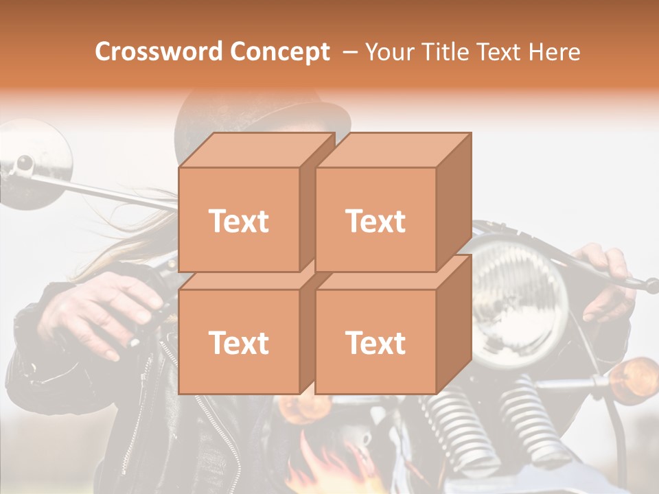 Steel Helmet Smoker Witty PowerPoint Template