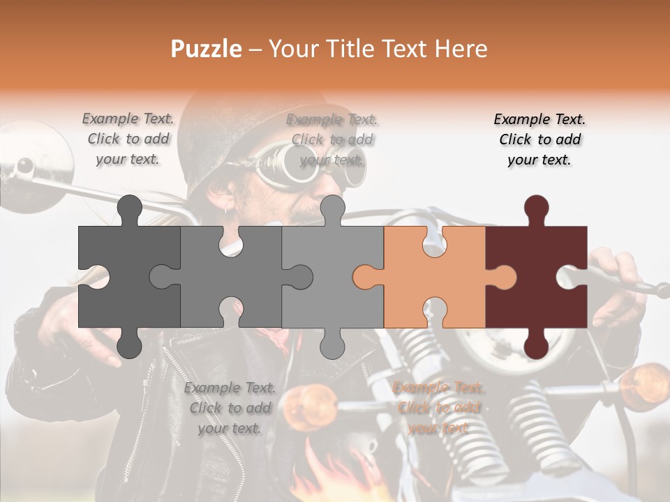 Steel Helmet Smoker Witty PowerPoint Template