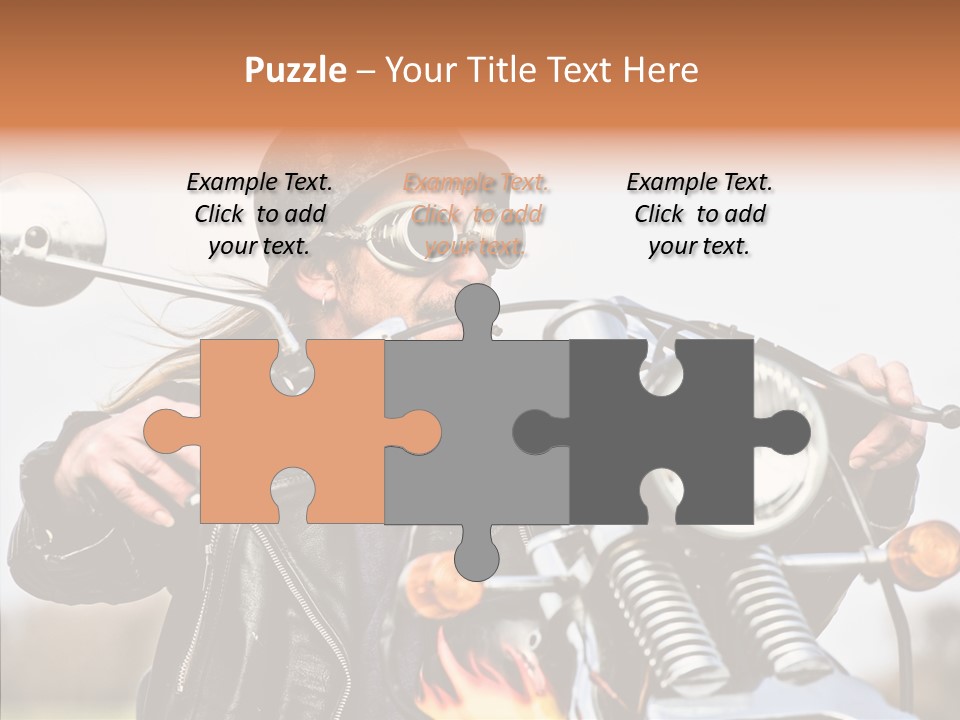 Steel Helmet Smoker Witty PowerPoint Template