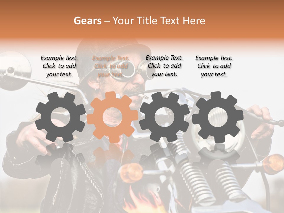 Steel Helmet Smoker Witty PowerPoint Template