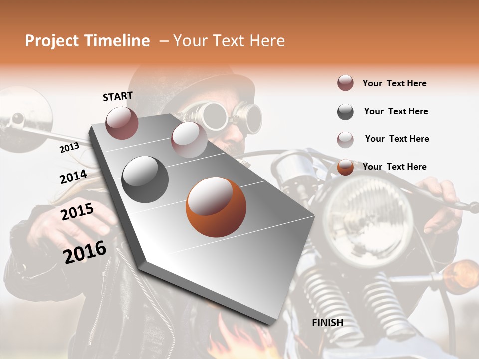 Steel Helmet Smoker Witty PowerPoint Template