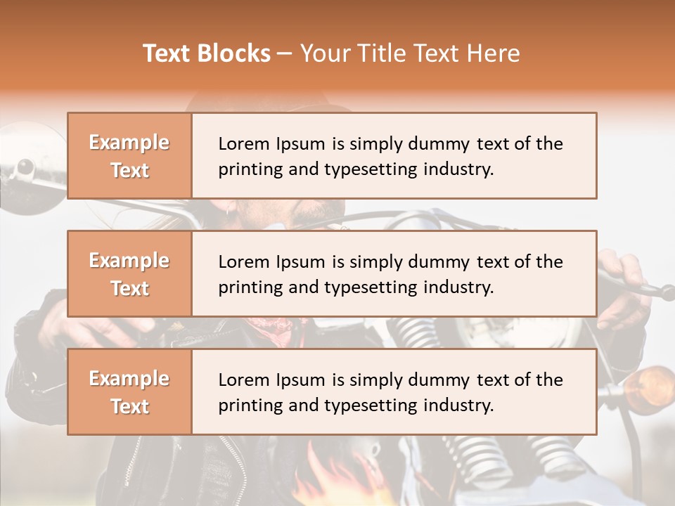 Steel Helmet Smoker Witty PowerPoint Template