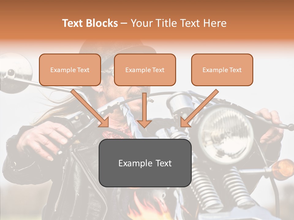 Steel Helmet Smoker Witty PowerPoint Template