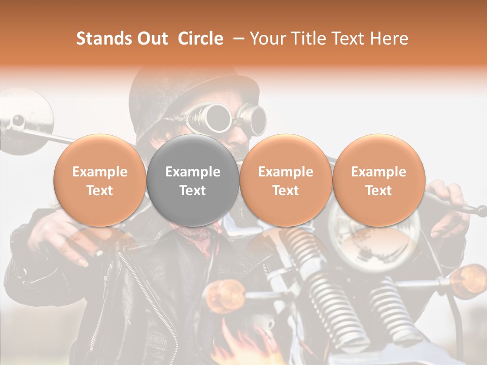 Steel Helmet Smoker Witty PowerPoint Template