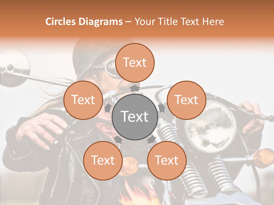 Steel Helmet Smoker Witty PowerPoint Template