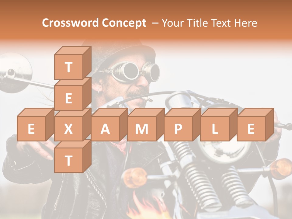 Steel Helmet Smoker Witty PowerPoint Template