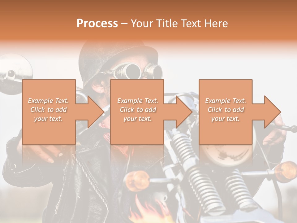 Steel Helmet Smoker Witty PowerPoint Template