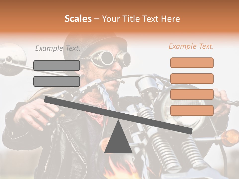 Steel Helmet Smoker Witty PowerPoint Template