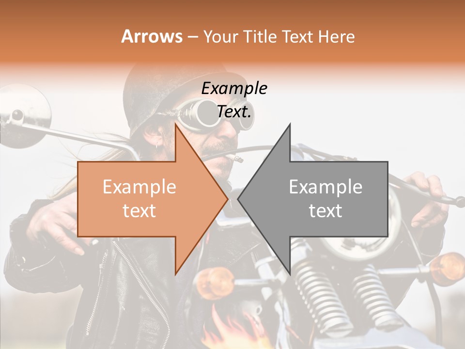 Steel Helmet Smoker Witty PowerPoint Template