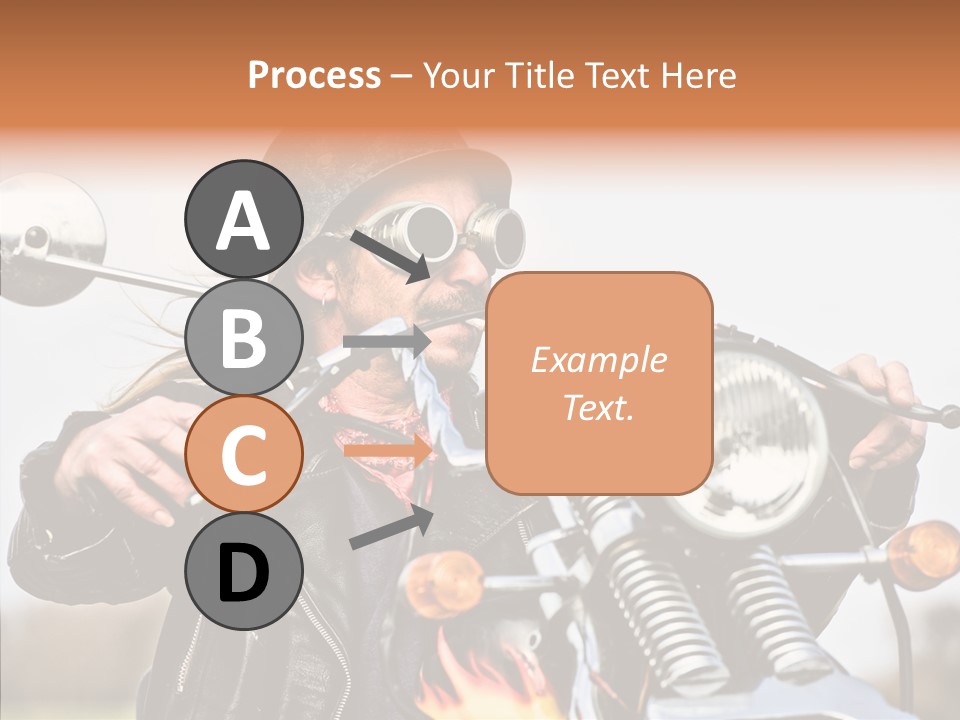 Steel Helmet Smoker Witty PowerPoint Template