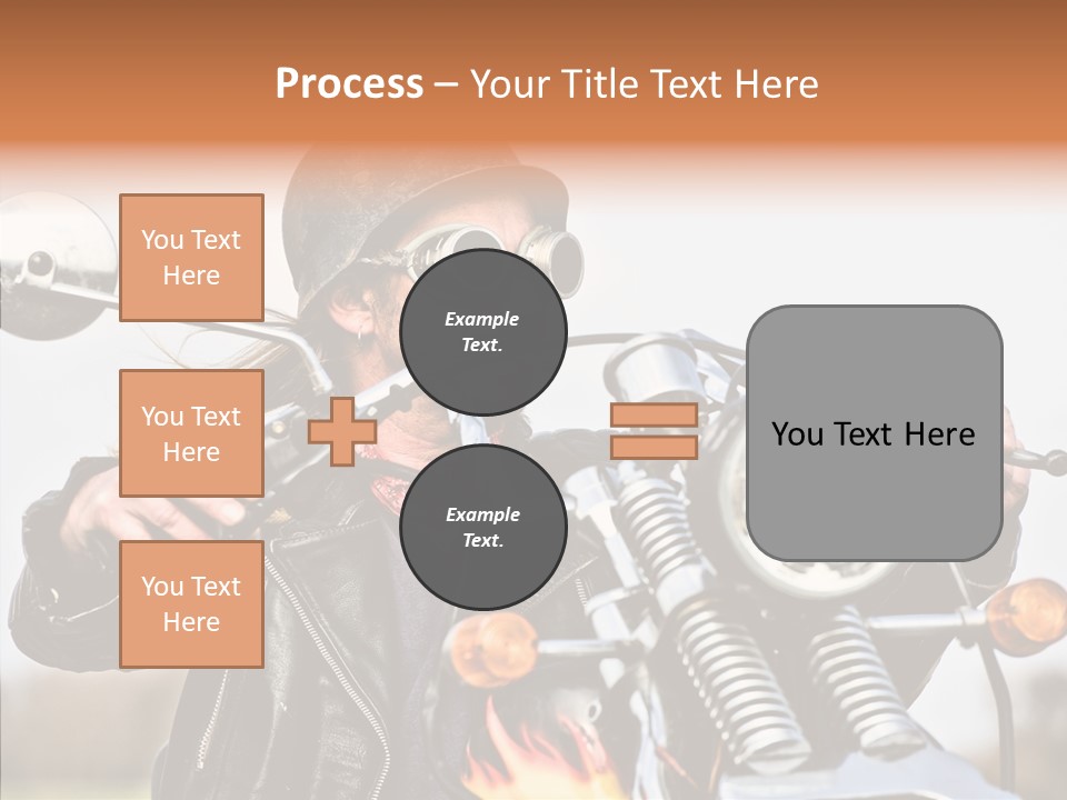 Steel Helmet Smoker Witty PowerPoint Template