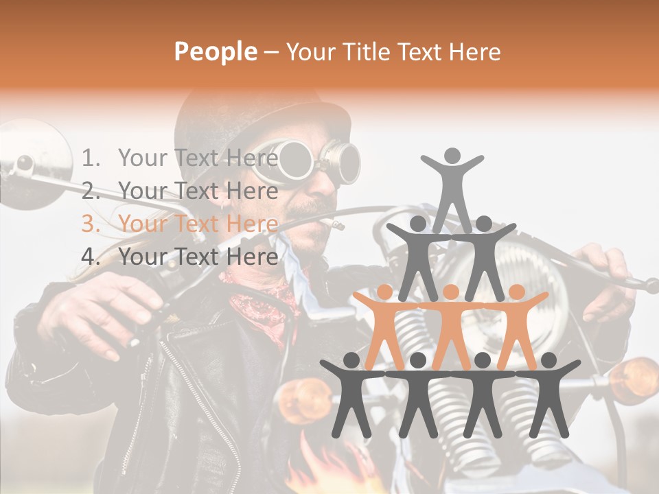 Steel Helmet Smoker Witty PowerPoint Template
