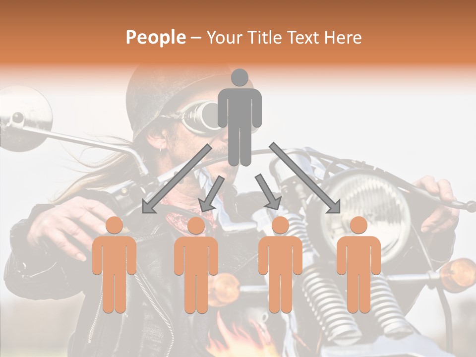 Steel Helmet Smoker Witty PowerPoint Template