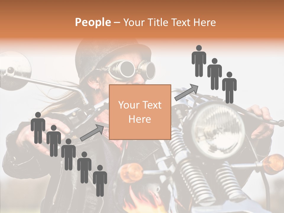 Steel Helmet Smoker Witty PowerPoint Template