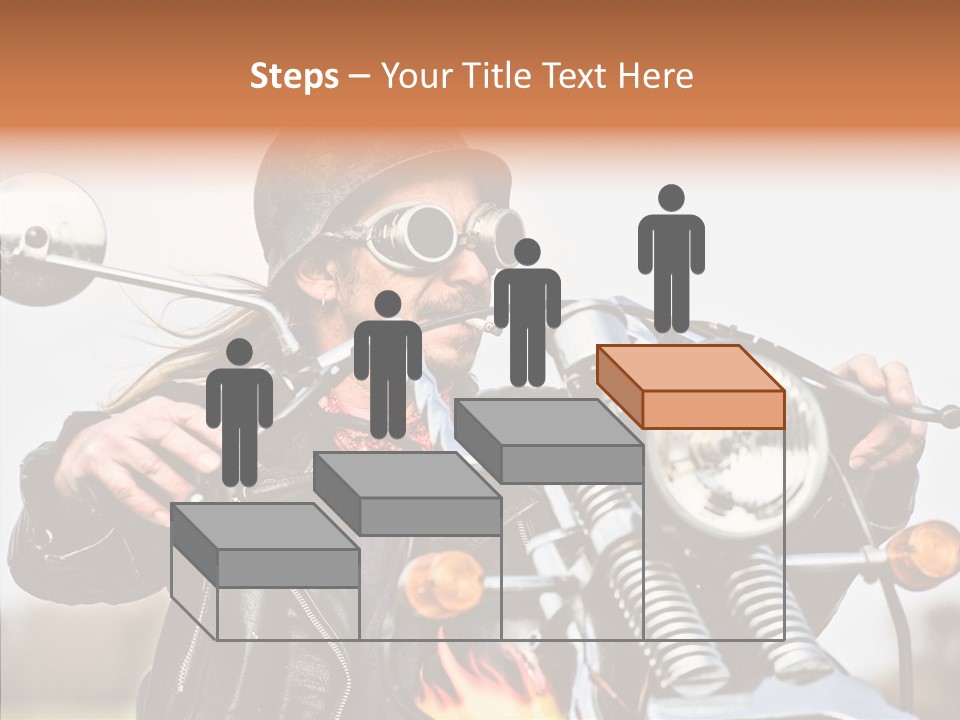 Steel Helmet Smoker Witty PowerPoint Template