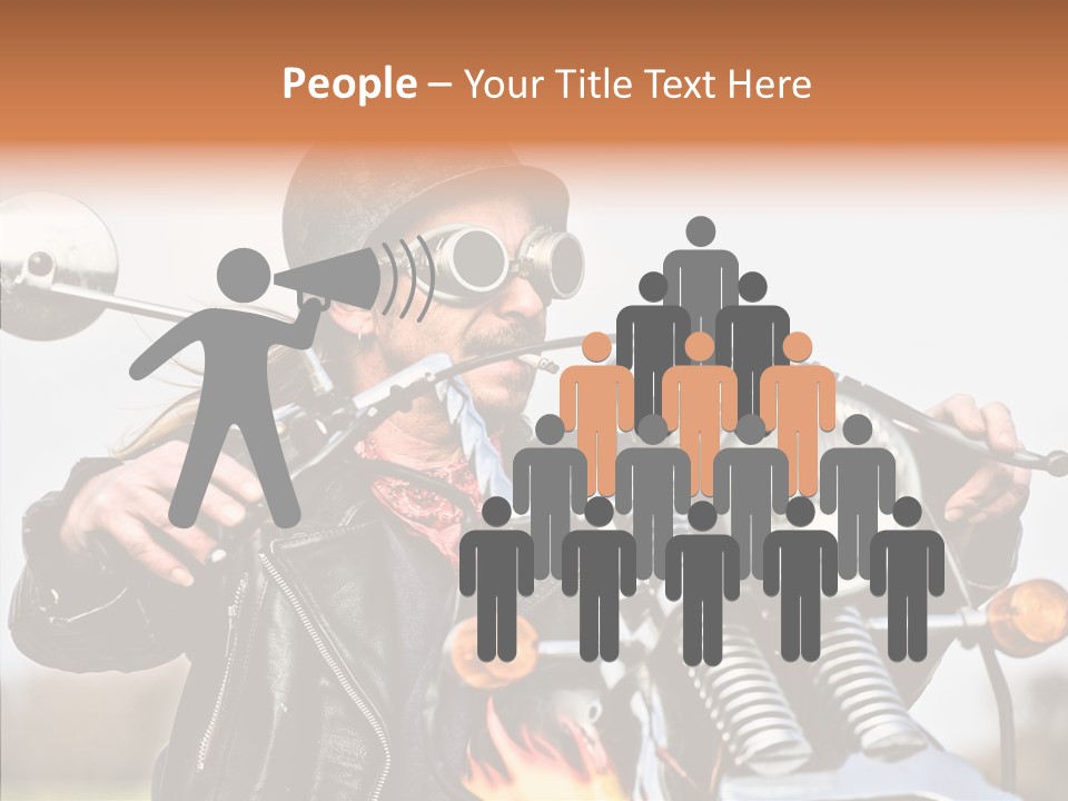 Steel Helmet Smoker Witty PowerPoint Template