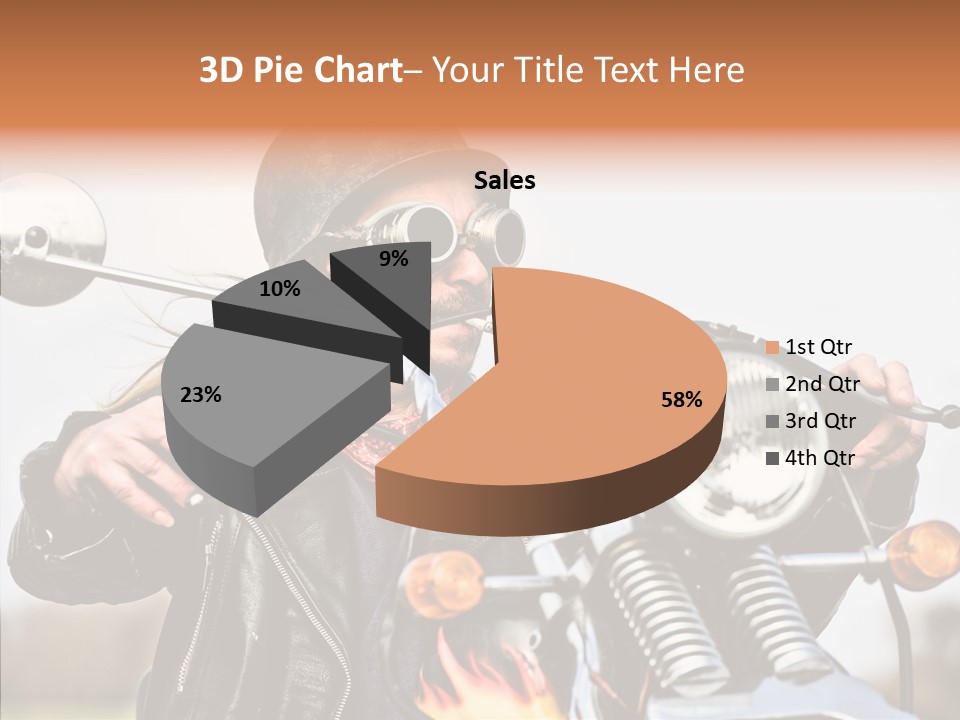 Steel Helmet Smoker Witty PowerPoint Template